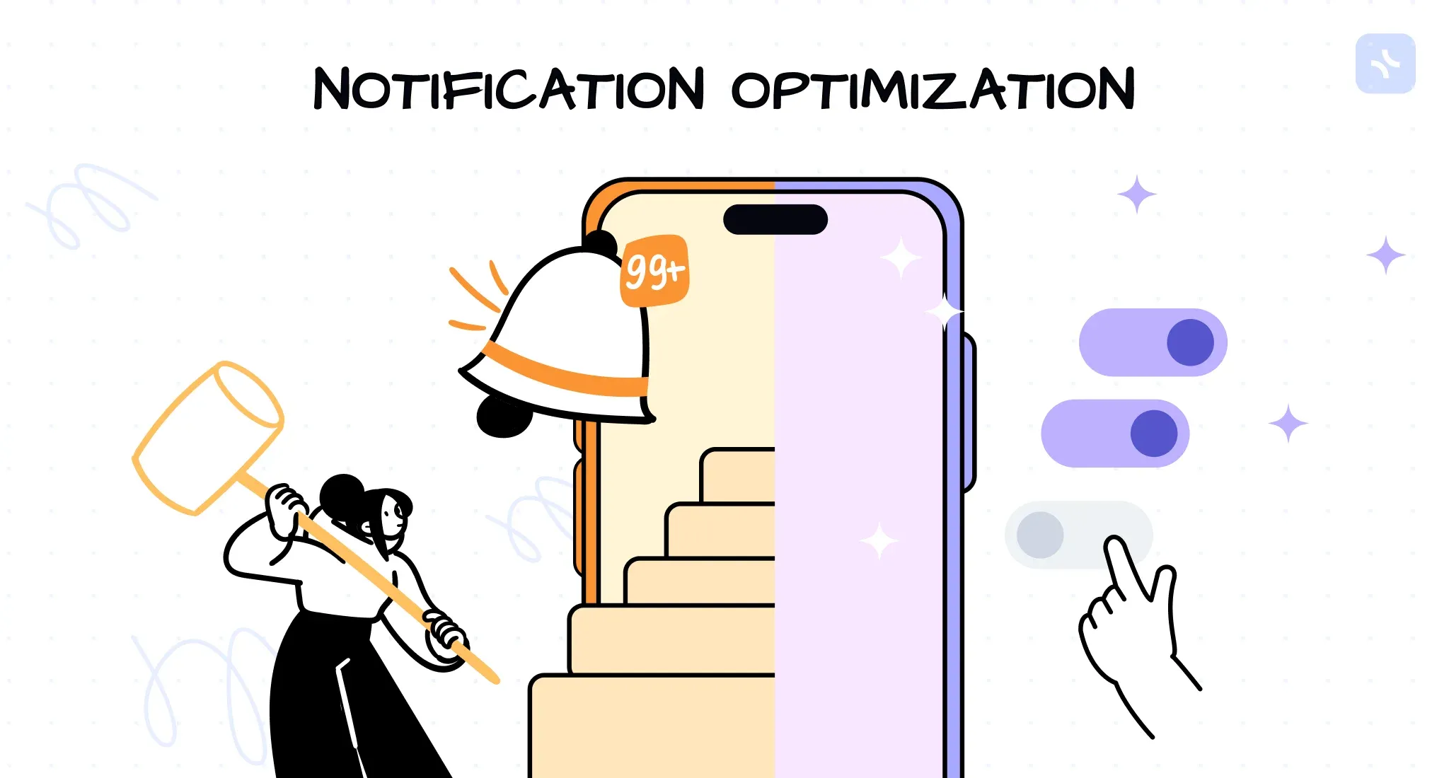 Step 2: Optimize your notification settings — illustration