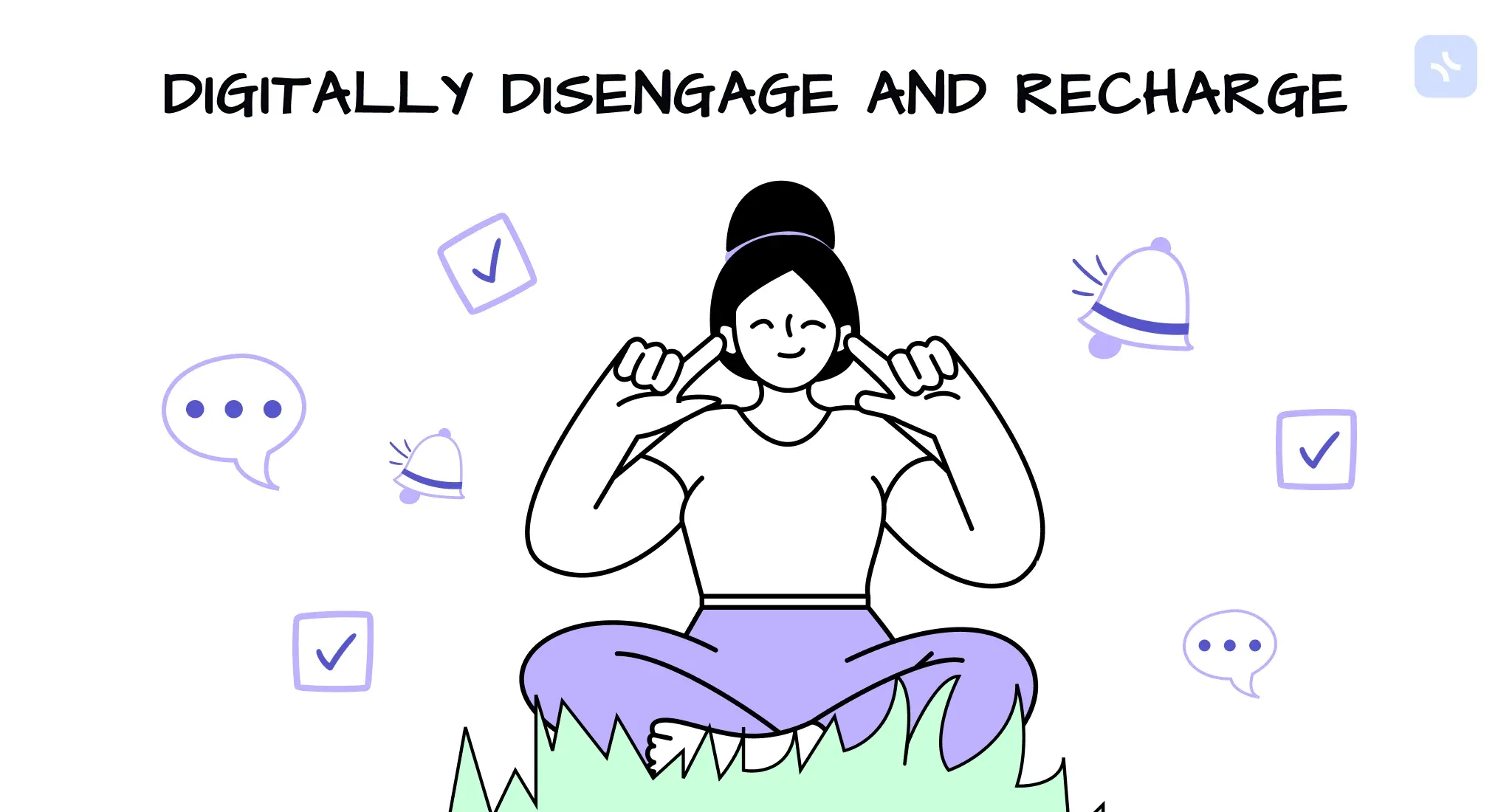 Step 6: Digitally disengage and recharge — illustration