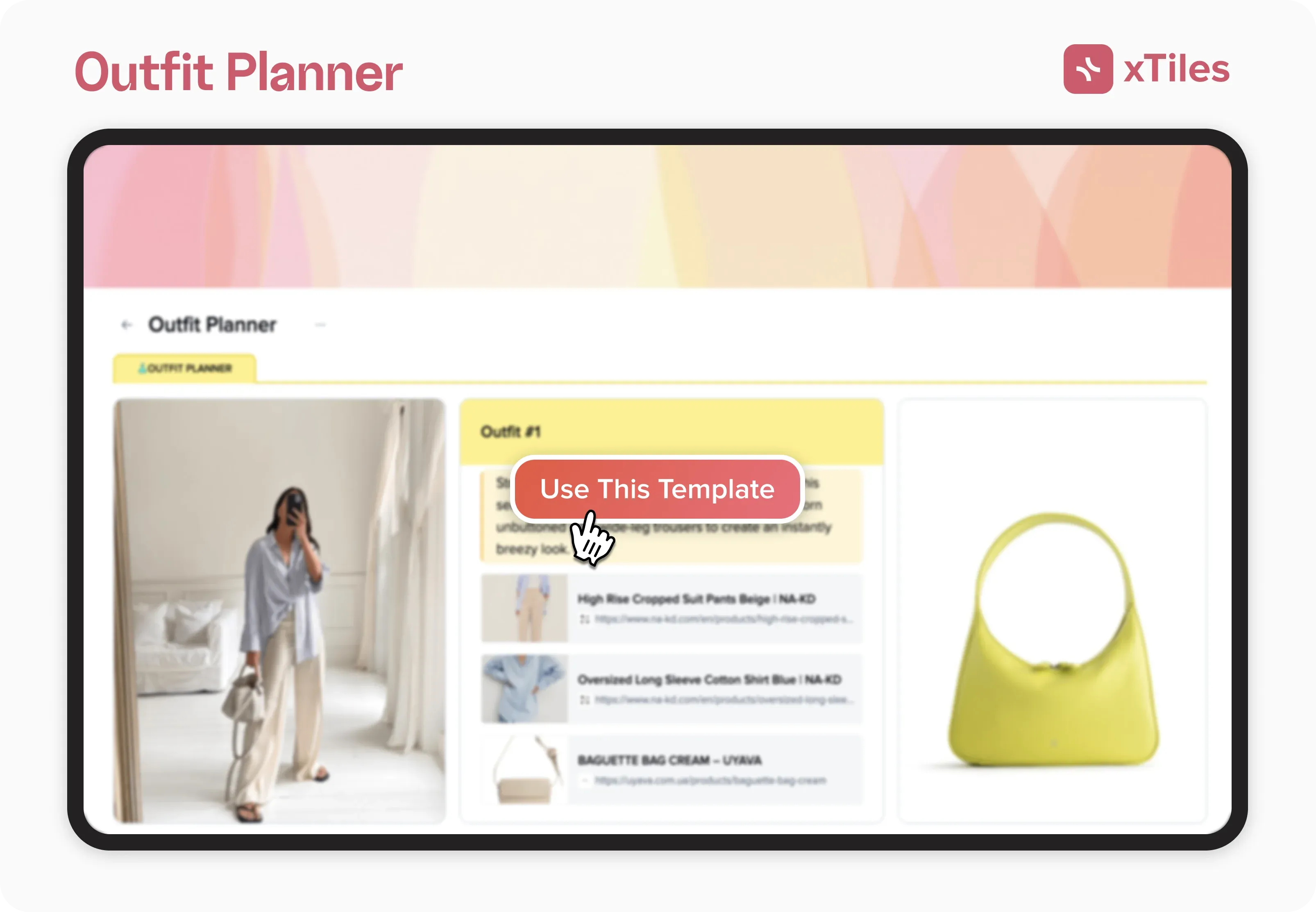 8. xTiles Outfit Planner Template — illustration