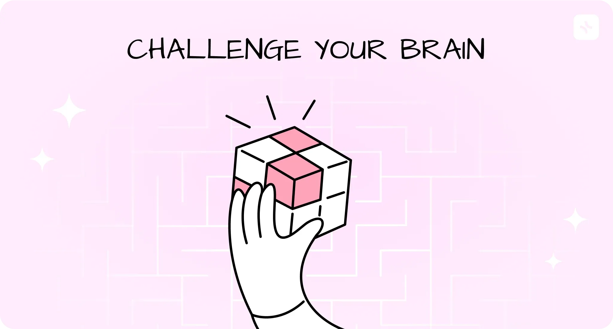 Challenge your brain — illustration