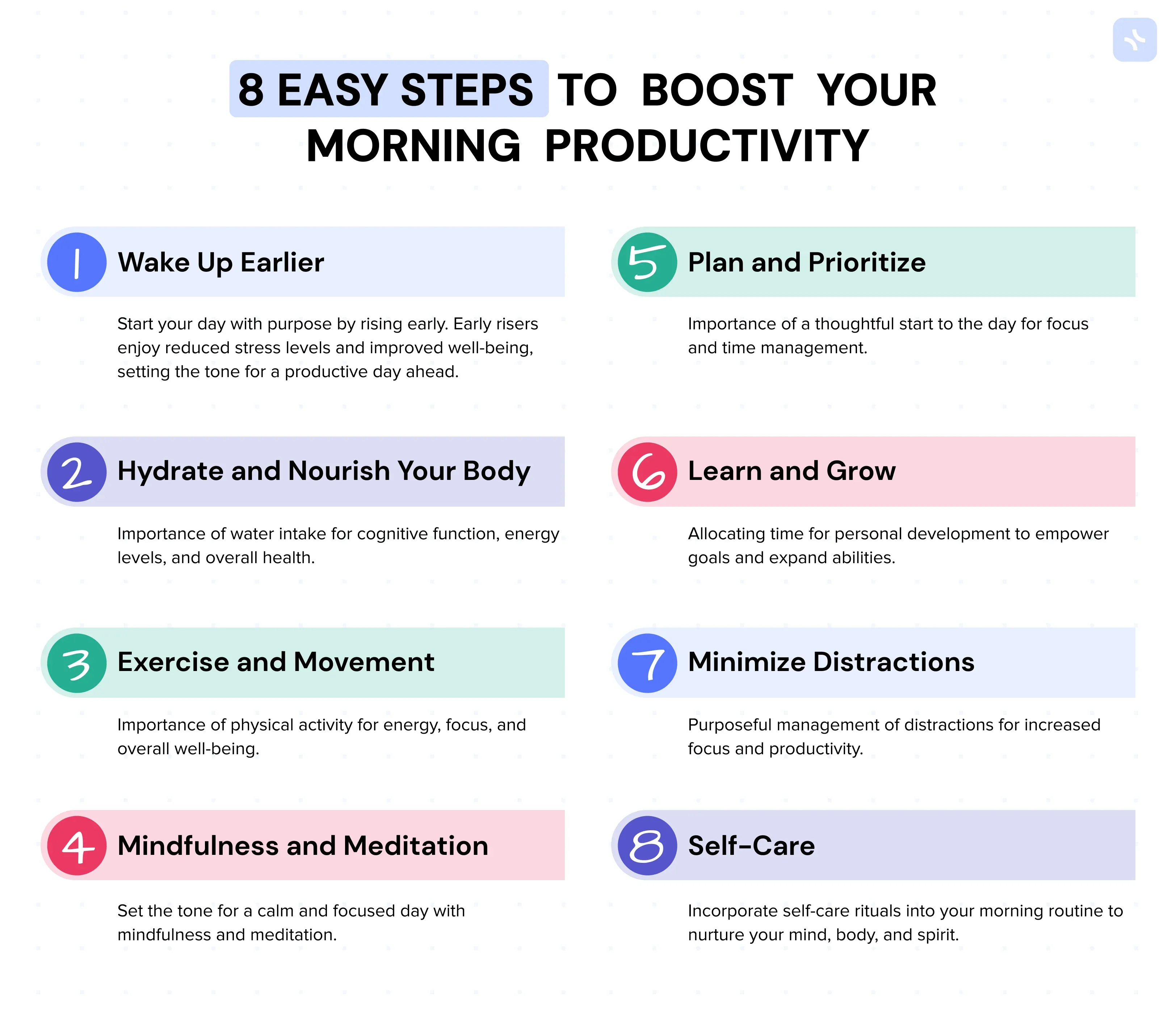Illustration for "scientifically proven best morning routine"