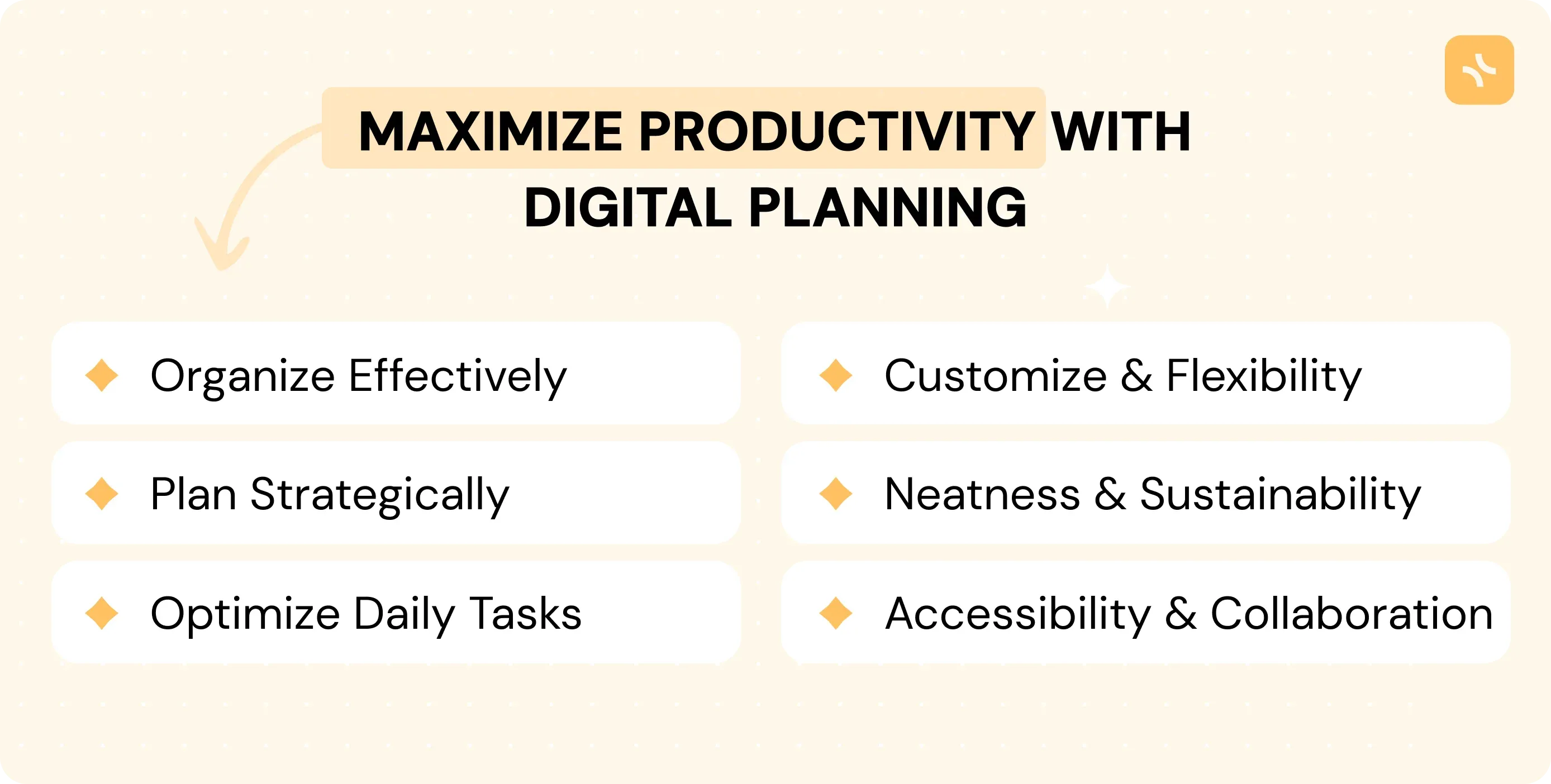 Digital planning benefits — illustration