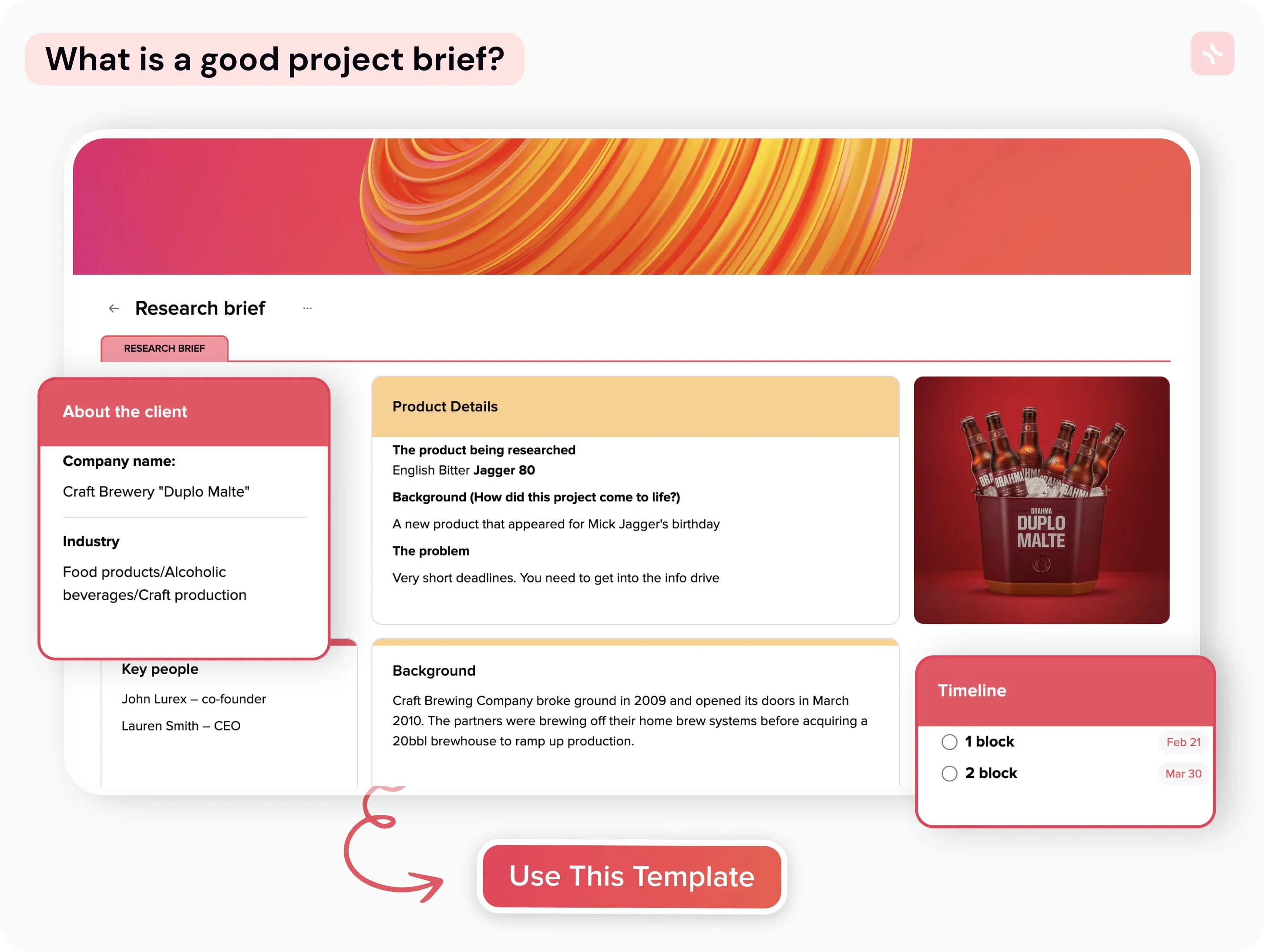 What is a good project brief? — illustration