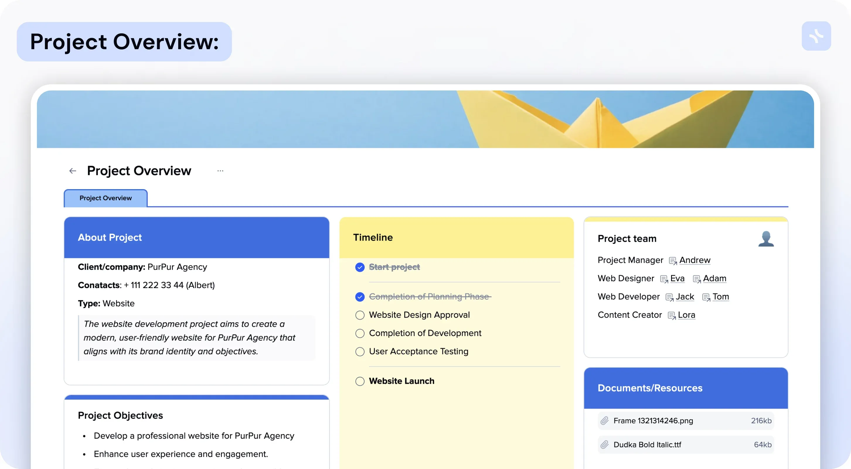 Creating clear project briefs — illustration