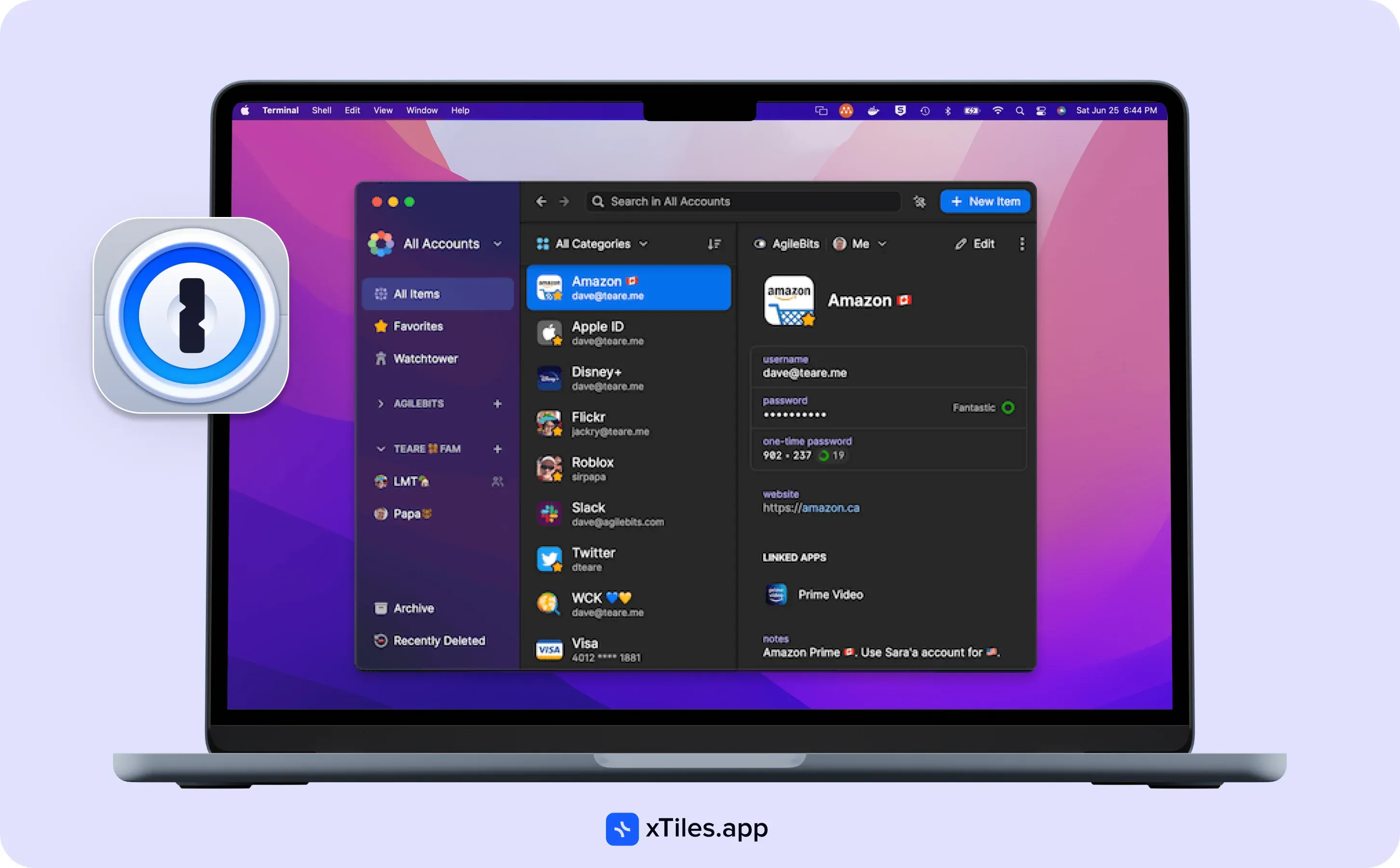 1Password: a password manager to keep your accounts secure — illustration