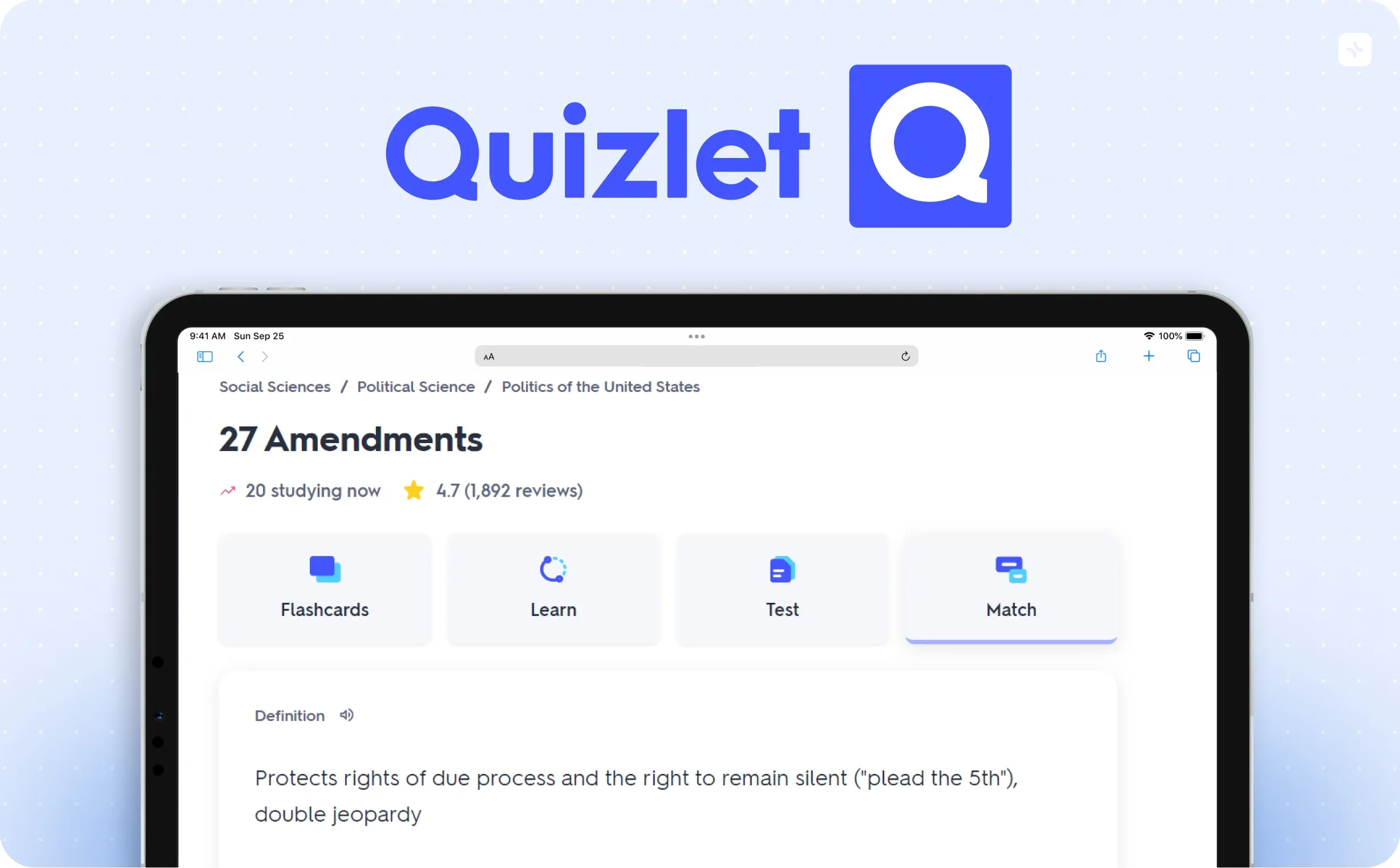 10. Quizlet — illustration