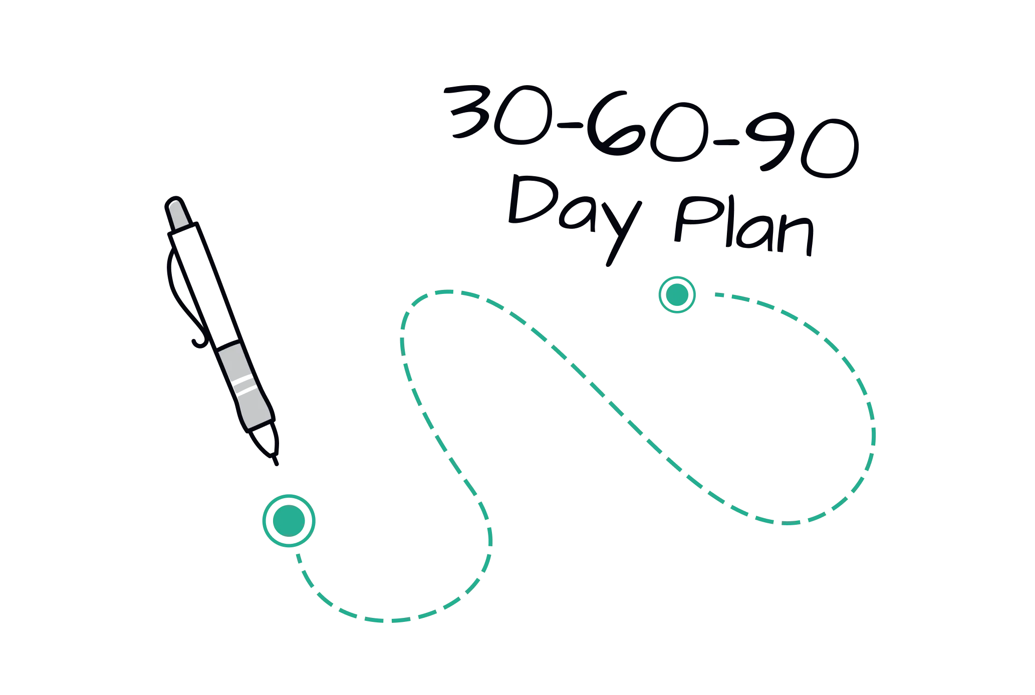 How to write a 30-60-90 plan? — cover