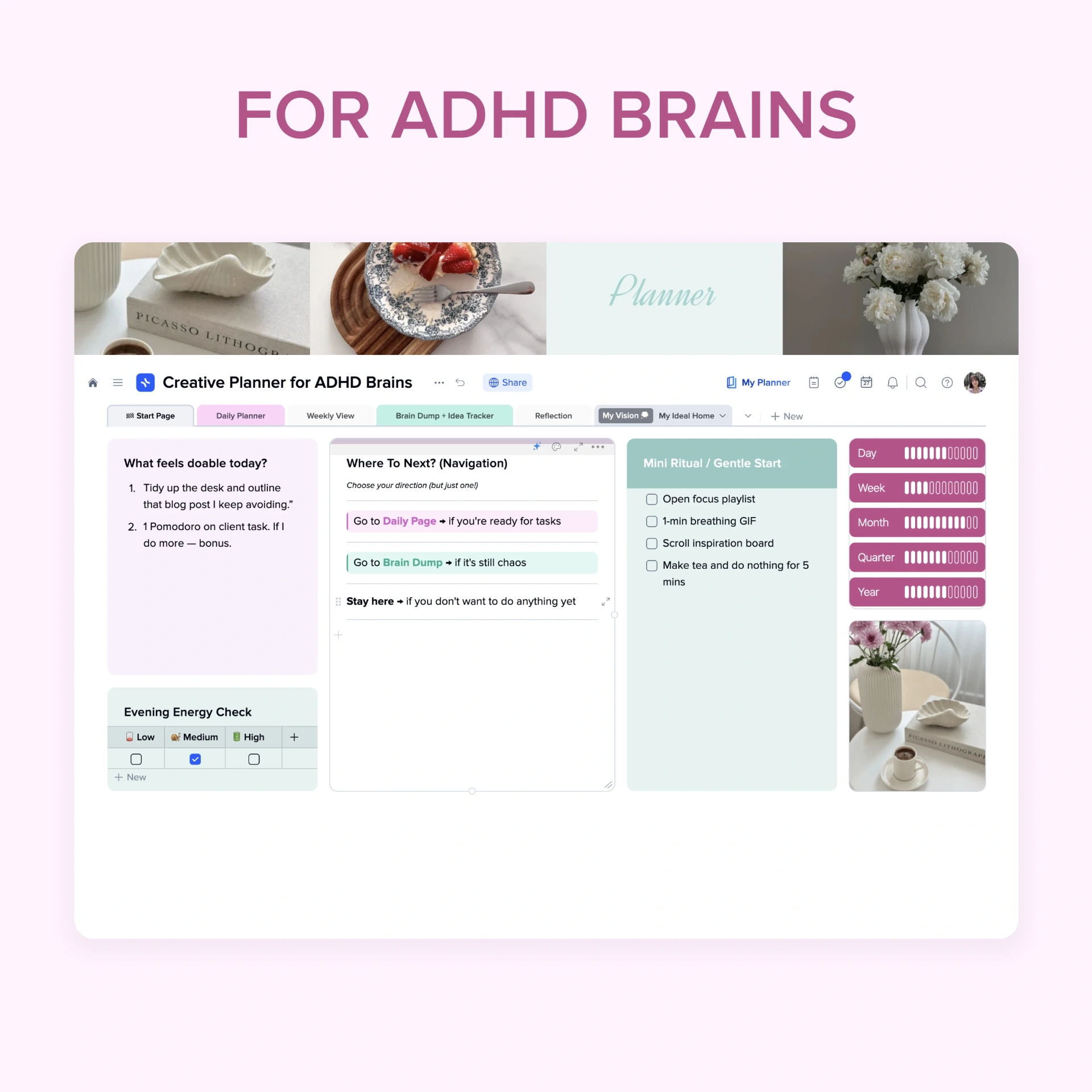 Creative Planner for ADHD Brains